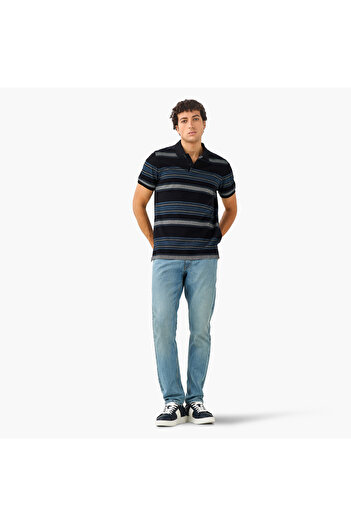 FAV Popcorn Stripe Polo Tshirt
