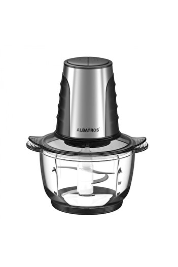 ALBATROS Chopper TC500X, Power 500W, 2 Speeds, 2 Double Detachable Blades, Black/Stainless Steel