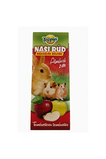 Trópus Rodent Sticks with Apples, Tropus, 2 pieces/set, 70 gr