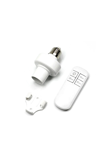 Generic Wireless Remote Control Bulb Holder Smart Timer Switch E27 Lamp Holder 220V