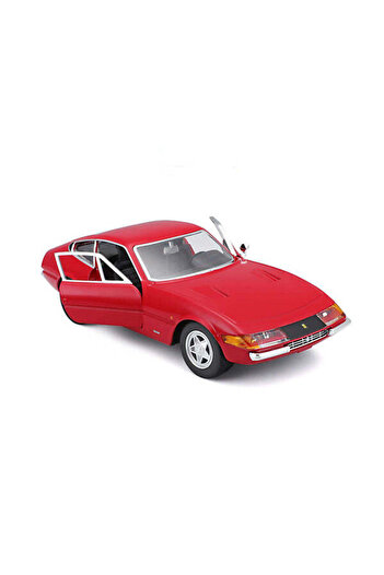 BBURAGO Ferrari 365 GTB 4 1968 Model with Plexiglass Display - 1/24