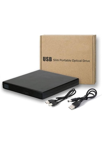 KESNUP Slim external optical drive Black