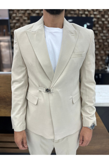 Twenhil Slim Fit Takım Elbise Tek Düğme Modelli