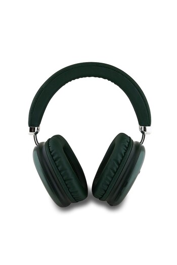 Guess Casti Over Ear Bluetooth HF GUBHK1SATSA Saffiano PU Vegan Leather, Alexa and Siri, kaki