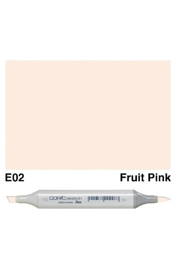 Copic Sketch E-02 Graphic Art Marker Fruit Pink Twin Tip