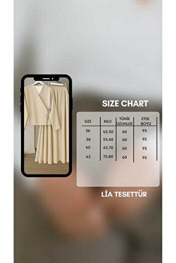 LİA TESETTÜR Lia Skirted Two-Piece Suit
