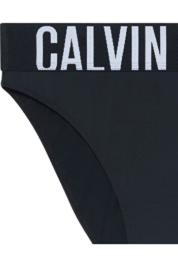 Calvin Klein Kadın Marka Logolu Elastik Bel Bantlı Günlük Kullanıma Uygun Siyah Külot LV00QF8482 UB1