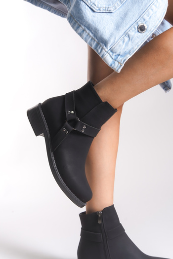 Riccon Ezasianna Women's Boots 0012075 Matte Black