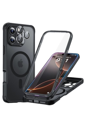 ESR Armor Tough 360 Case for Apple iPhone 16 Pro Max, MagSafe, Black