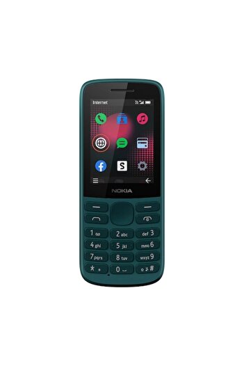 Nokia Telefon mobil 215, Dual SIM, 4G, Cyan