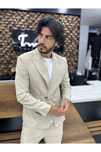 Twenhil Slim Fit Suit Single Button Model