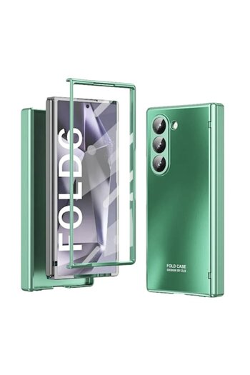 OEM FW Full Body Case for Samsung Galaxy Z Fold6 / Fold 6, full green