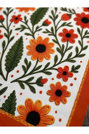 tarzınısec Wildflowers Model Runner Tablecloth 40X140 cm