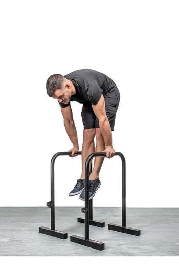 Champ Kit Adjustable Dip Bar, Parallel Dip Bars Equipment for Calisthenics