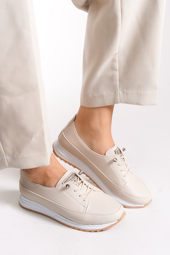 Riccon Women's Sneaker 0012615 Cream