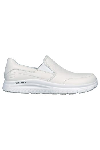 SKECHERS Pantofi WORK barbati FLEX ADVANTAGE SR-BR (77071 EC-WHT)