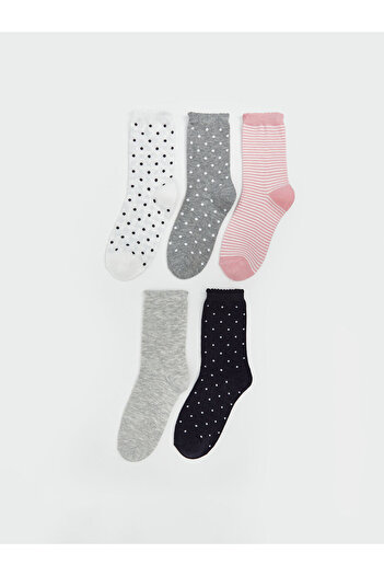 LC Waikiki Sparkling Selections from Shining Store |   Girl's Sock Socks 5-Pack