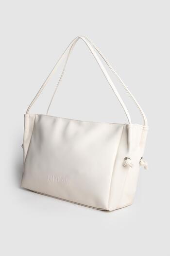 La La'Graccio Paris Lagraccio Paris Women's Briden Soft Leather Shoulder Bag Cream