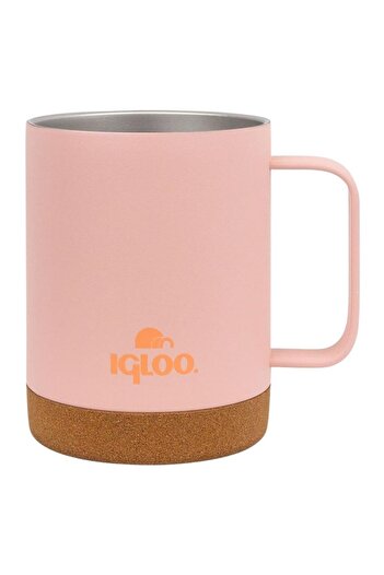 IGLOO Steel Mug Thermos - - Cork - 350ml - Salmon - 205696