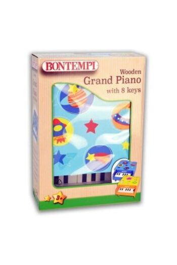 Bontempi PIAN DIN LEMN CU 8 CLAPE BLEU