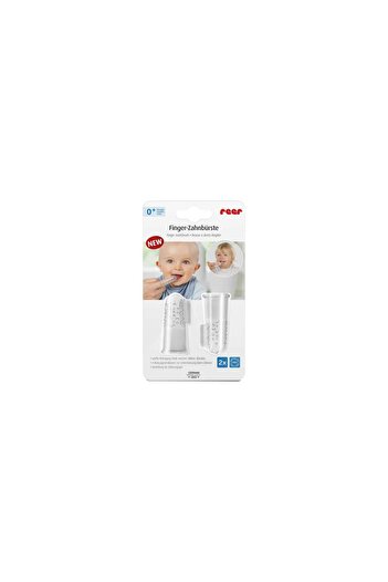 reer Silicone Finger Toothbrush, 2 Pieces, 79249