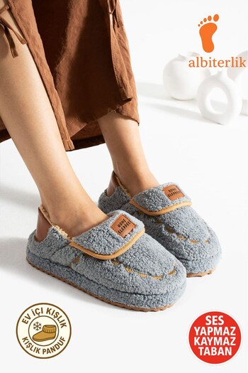 AlbiShoes Women's Warm Slippers Non-Slip Sole Winter Women's Home Shoes Home Boots Slippers Comfortable Sole
