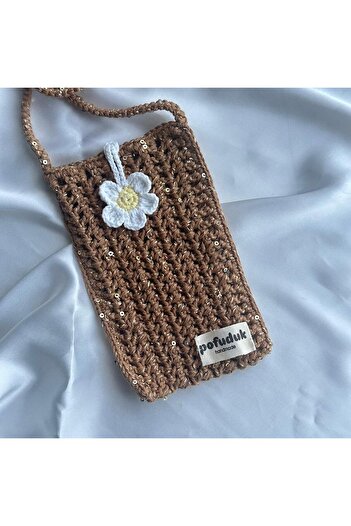 POFUDUK Hanmade Phone Bag Ppb3 Gilded Brown