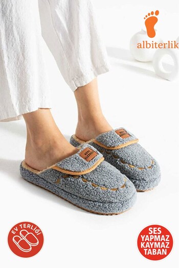 AlbiShoes Women's House Slippers Non-Slip Sole Winter Women's House Slippers Dowry Bundle Slippers Comfortable Sole