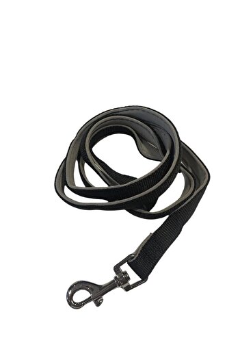 Maxilife Pet Black Soft Textured Dog Walking Leash (1.5 cm X 120 cm)