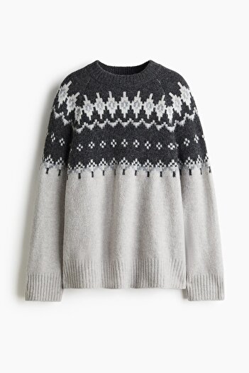 H&M Jakarlı Triko Kazak