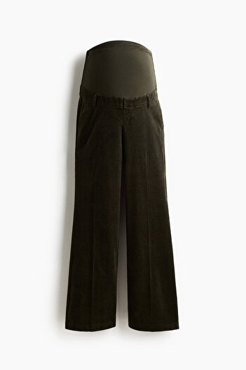 H&M MAMA Bol Paça Fitilli Kadife Pantolon
