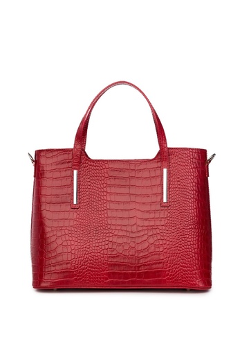 myOwn Carolina dark red embossed leather bag