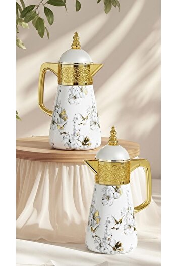 Generic 1 liter/700 ml tea and coffee thermos set