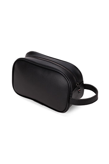 Newish Polo Men's Black Portfolio Clutch Handbag