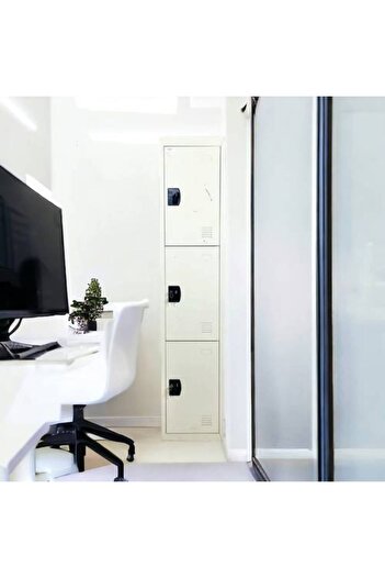 Al Saada Home Locker Cabinet Steel 3 Doors