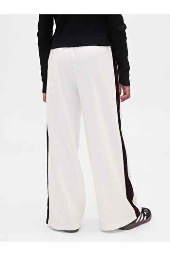 GAP Kız Çocuk Beyaz VintageSoft Baggy Logo Pantolon