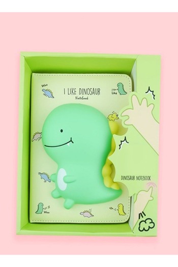 Raffine Cute Memory Sponge Dinasaur Pattern Diary Notebook School Office Writing Drawing Notepad Perfect Gif
