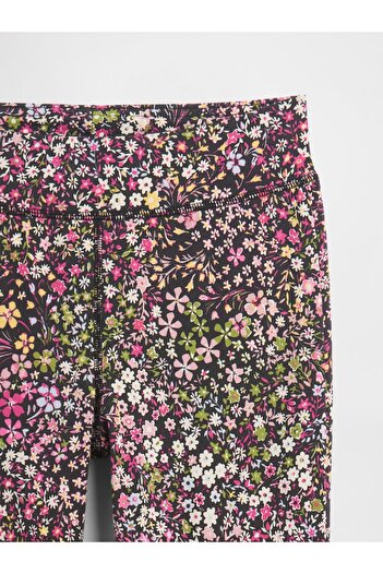 GAP Kız Çocuk Çiçek Desenli Flare Legging Tayt