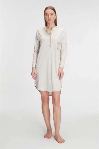 Anıl Cotton Nightgown Dress