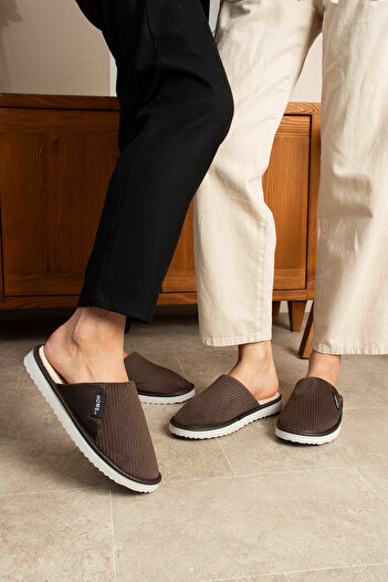 MODA Velvet Leather Demand House Slippers - Comfortable and Stylish (Narrow Fit)