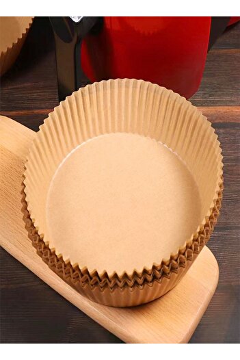 Raffine 50 Pieces Multipurpose Disposable Paper Plate Non Stick Multiuse for Frying Round Parchment Paper Ai