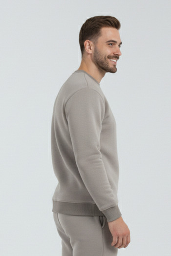 OXVİN Φούτερ Hodies Winter Crew Neck 3 κλωστών από μαλακό ύφασμα (με φλις εσωτερικά) - ΠΡΩΤΟΤΥΠΟ ΣΧΕΔΙΟ