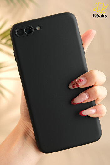 Fibaks iPhone 7 Plus / 8 Plus Compatible Case Velvet Matte Color Soft Silicone Inside