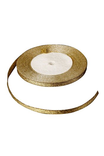 Deniz Party Store Χρυσή ασημί κορδέλα 6 mm 23 μέτρα (25 γιάρδες)