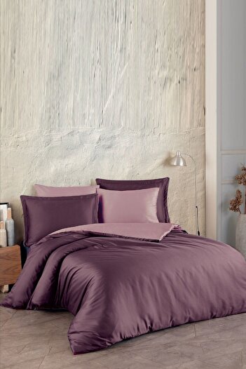 VAROL Cotton Satin (Family Size) Duvet Cover Set