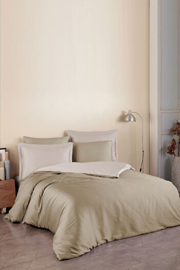VAROL Cotton Satin (Family Size) Duvet Cover Set