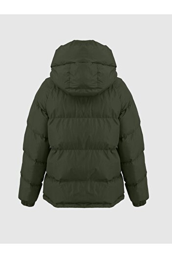 Ltb Green Puffer Hooded Jacket