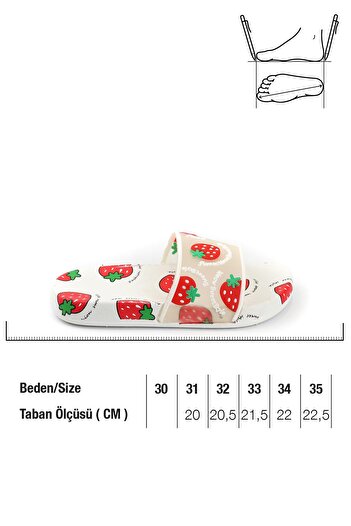 GEZER Fruity Anti-Slip Sole Children's Slippers Beach Pool Slippers