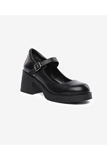Greyder Women's Black Genuine Leather Classic Shoes 5K2Ua72214