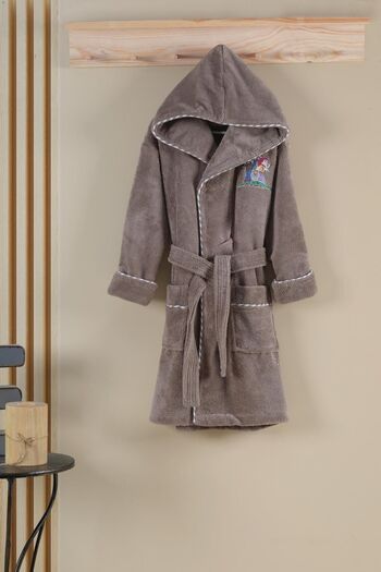 VAROL Bamboo Embroidered Children's Bathrobe - M.Craft